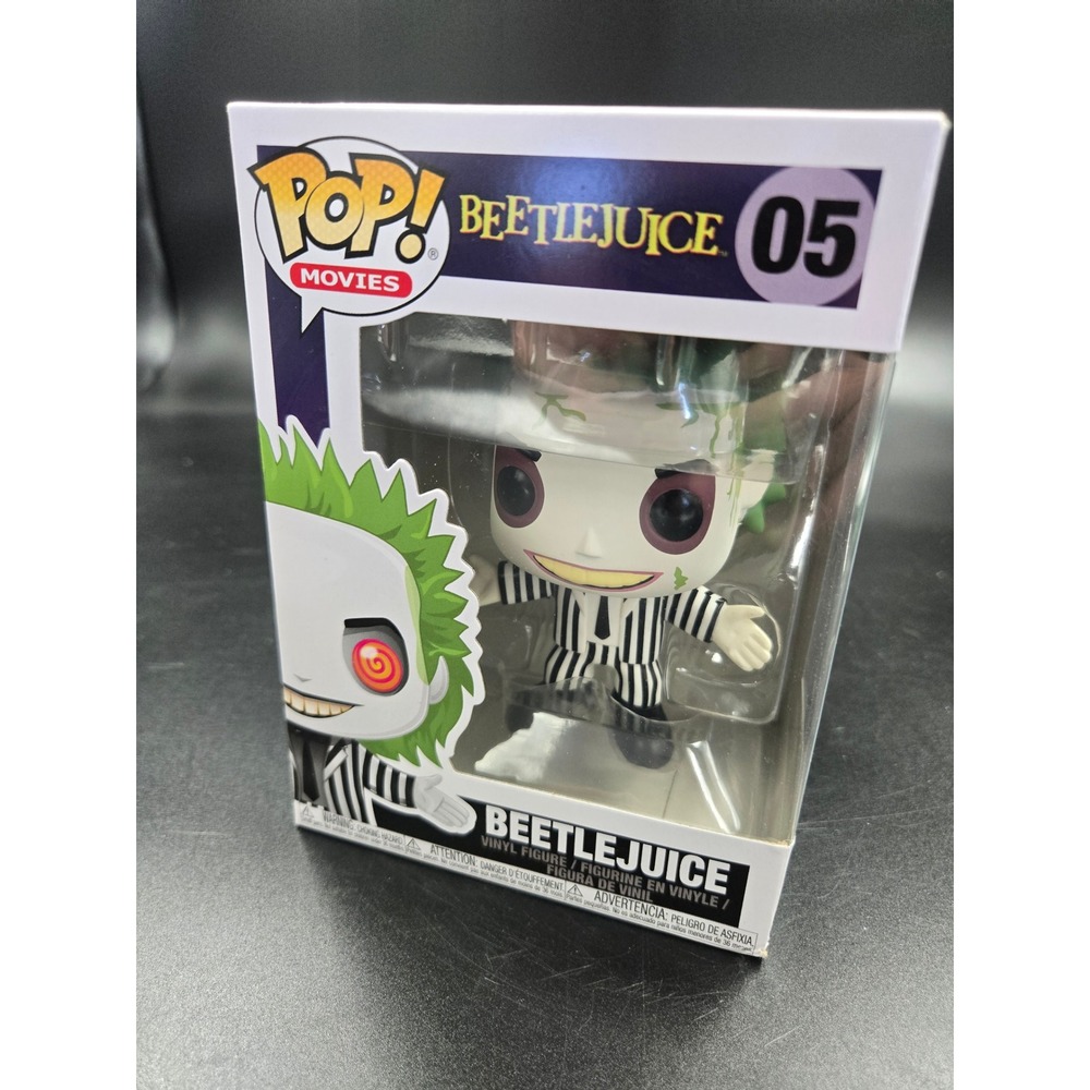 Funko Pop Movies Beetlejuice 05 Vinyl Figure Black White Striped Suit Horror